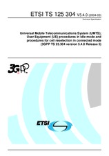Norma ETSI TS 125304-V5.4.0 31.3.2004 náhled