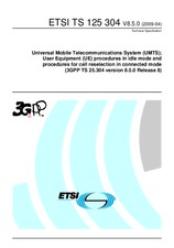 Norma ETSI TS 125304-V8.5.0 2.4.2009 náhled