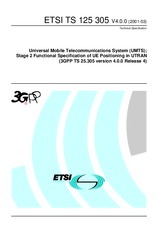 ETSI TS 125305-V4.0.0 31.3.2001