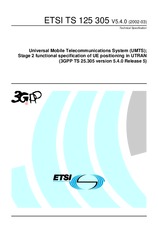 ETSI TS 125305-V5.4.0 31.3.2002