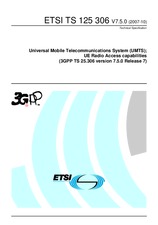 ETSI TS 125306-V7.5.0 26.10.2007