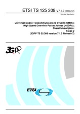 Norma ETSI TS 125308-V7.1.0 31.12.2006 náhled