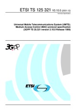 Norma ETSI TS 125321-V3.10.0 31.12.2001 náhled
