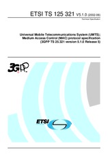 Norma ETSI TS 125321-V5.1.0 24.6.2002 náhled