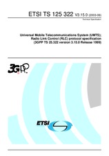 ETSI TS 125322-V3.15.0 30.6.2003