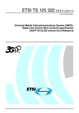 ETSI TS 125322-V8.6.0 27.10.2009