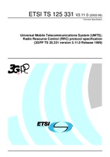 ETSI TS 125331-V3.11.0 27.6.2002