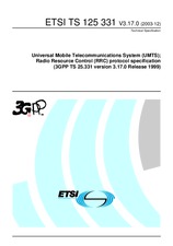 ETSI TS 125331-V3.17.0 31.12.2003