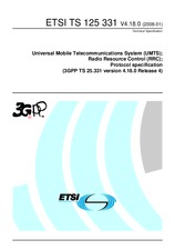 Norma ETSI TS 125331-V4.18.0 24.1.2008 náhled