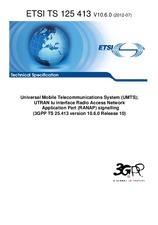 Norma ETSI TS 125413-V10.6.0 16.7.2012 náhled