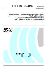Norma ETSI TS 125419-V3.11.0 20.6.2003 náhled