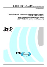 ETSI TS 125419-V7.0.0 31.3.2006