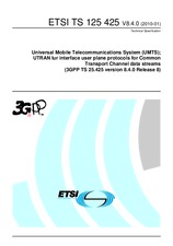 Norma ETSI TS 125425-V8.4.0 13.1.2010 náhled