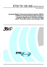 Norma ETSI TS 125426-V3.8.0 31.3.2002 náhled