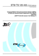 Norma ETSI TS 125433-V7.8.0 25.4.2008 náhled