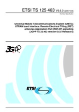 Norma ETSI TS 125463-V6.6.0 30.3.2007 náhled