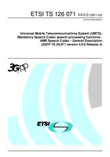 ETSI TS 126071-V4.0.0 31.3.2001