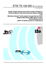 ETSI TS 126090-V8.1.0 19.6.2009