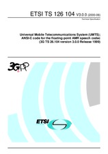 Norma ETSI TS 126104-V3.0.0 29.6.2000 náhled