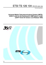 ETSI TS 126104-V3.3.0 30.9.2001