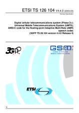 Norma ETSI TS 126104-V4.4.0 30.3.2003 náhled