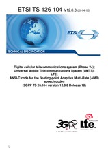 Norma ETSI TS 126104-V12.0.0 1.10.2014 náhled