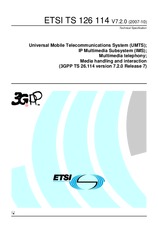 ETSI TS 126114-V7.2.0 24.10.2007