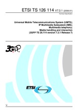 ETSI TS 126114-V7.3.1 17.1.2008