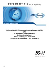 Norma ETSI TS 126114-V7.16.0 23.3.2012 náhled