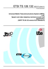 ETSI TS 126132-V8.0.0 16.1.2009