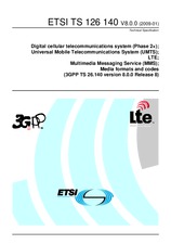 ETSI TS 126140-V8.0.0 22.1.2009