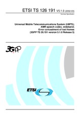 ETSI TS 126191-V5.1.0 31.3.2002