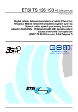 ETSI TS 126193-V7.0.0 29.6.2007