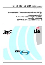 Norma ETSI TS 126234-V8.2.0 2.4.2009 náhled