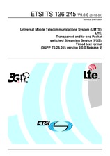 ETSI TS 126245-V9.0.0 18.1.2010