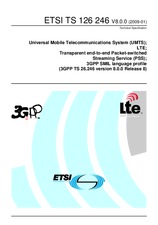 ETSI TS 126246-V8.0.0 22.1.2009