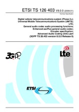 ETSI TS 126403-V8.0.0 22.1.2009