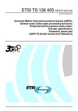 ETSI TS 126405-V6.0.0 28.1.2005