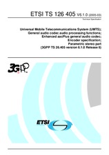 ETSI TS 126405-V6.1.0 31.3.2005