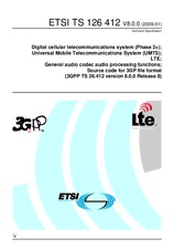 ETSI TS 126412-V8.0.0 22.1.2009