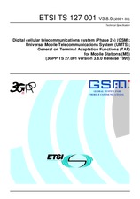 ETSI TS 127001-V3.8.0 31.3.2001