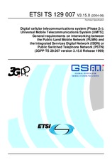 Norma ETSI TS 129007-V3.15.0 30.6.2004 náhled