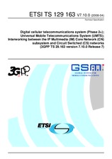 ETSI TS 129163-V7.10.0 23.4.2008