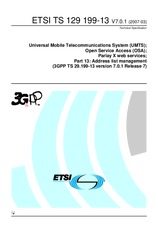 Náhled ETSI TS 129199-13-V7.0.0 28.3.2007