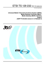 Norma ETSI TS 129232-V5.1.0 31.3.2002 náhled