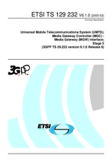 ETSI TS 129232-V6.1.0 31.3.2005