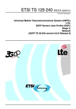 ETSI TS 129240-V8.0.0 19.1.2009