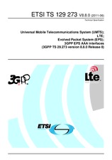 Norma ETSI TS 129273-V8.8.0 23.6.2011 náhled