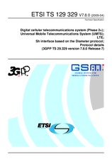 Norma ETSI TS 129329-V7.8.0 23.4.2009 náhled