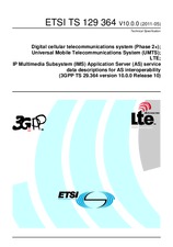 Norma ETSI TS 129364-V10.0.0 18.5.2011 náhled